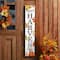 Glitzhome® 42" Fall Lighted Maple Leaves Wooden Porch Sign with Timer